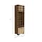 Tuhome Marsella Corner Bar Cabinet, Eight Built-in Wine Rack, Two Side Shelves, Mahogany/Aged Oak BGM7769 - alternate 8